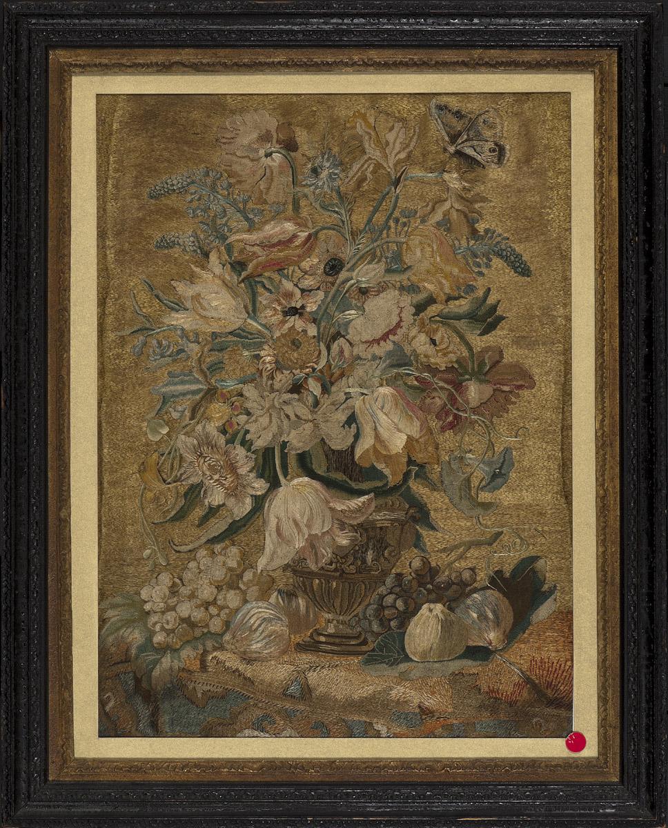 1969.5468 A, B Needlework picture and Frame, view 3