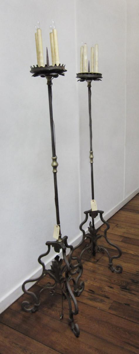 1970.0700.001 Torchere, .002 Torchere