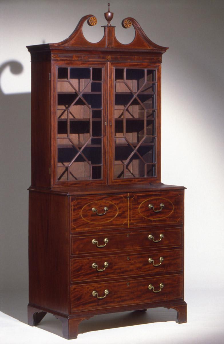 1953.0057 Secretary and bookcase