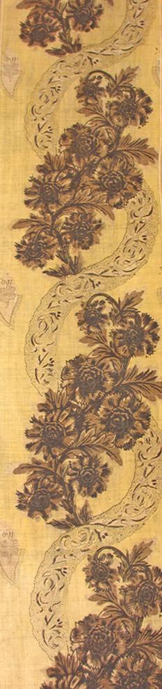 T3206 textile, printed design repeat