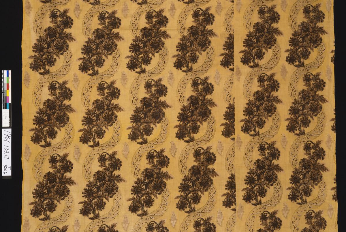 1961.0133.012 Textile, printed, detail 1