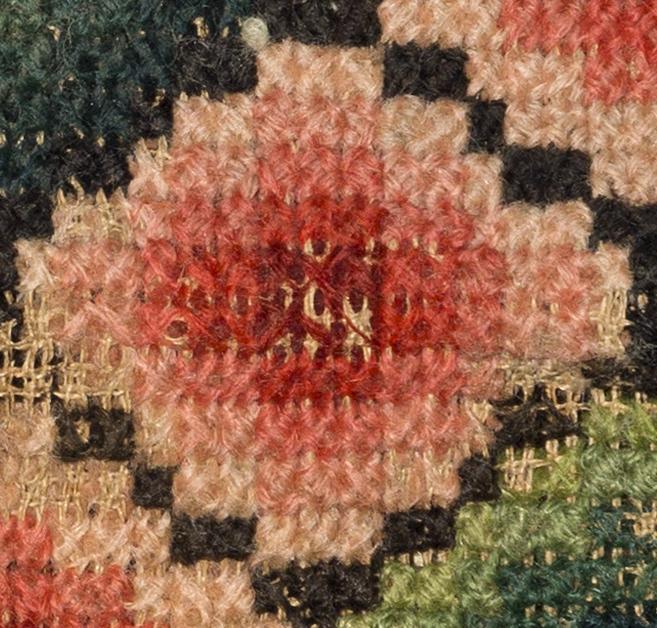 1953.0060 Pocketbook, Pattern Detail 4