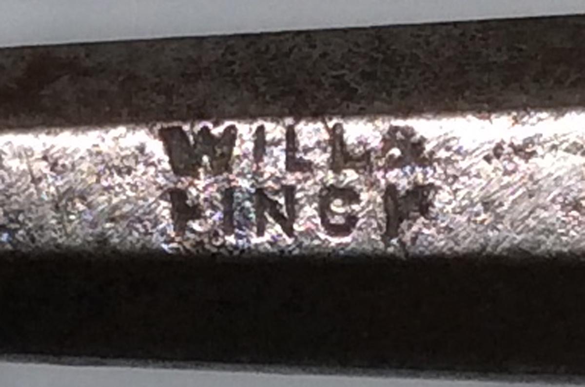 1958.2538 Corkscrew with brush, detail 1