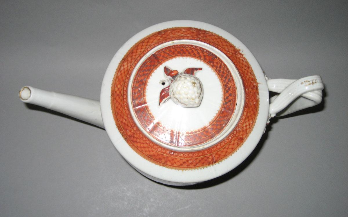 1958.2543.002 A, B Teapot upper
