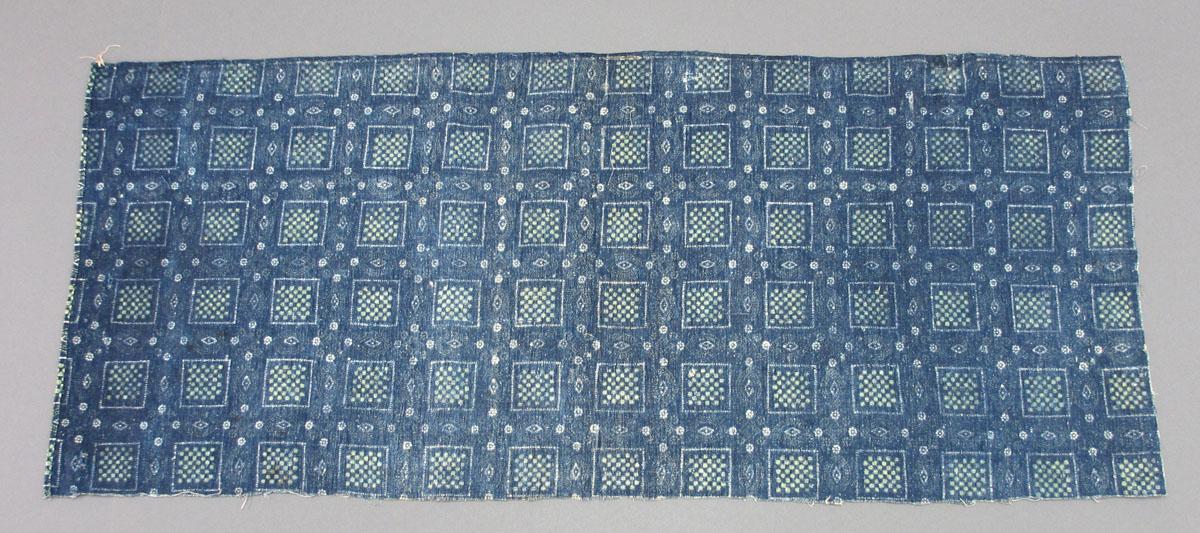 1969.5484 Textile, printed reverse