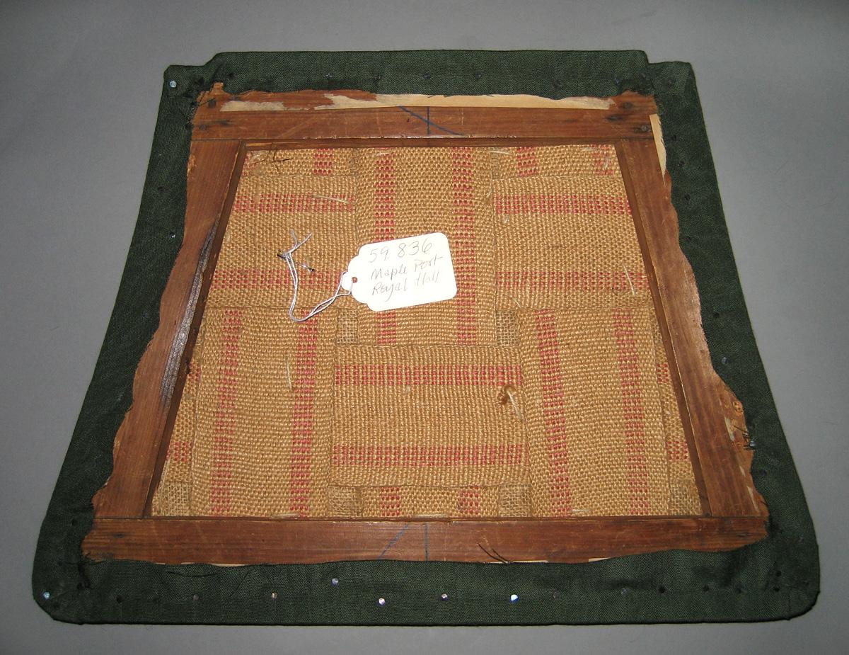 1969.5497 slip seat associated with chair 1959.0836 reverse