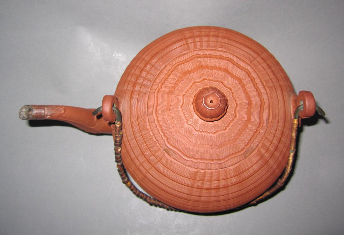 2009.0029 A,B Redware punch pot top