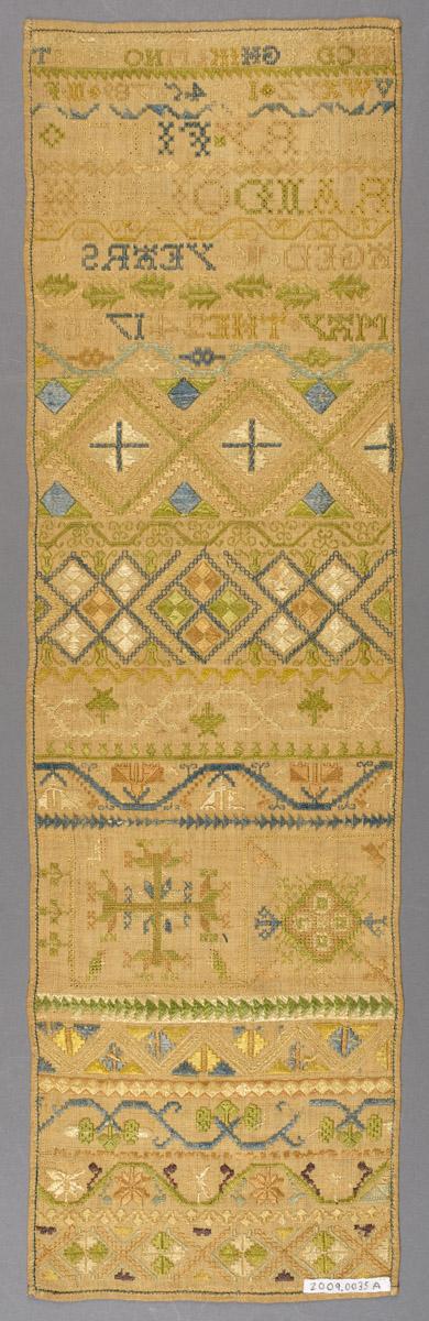 2009.0035 A Sampler, reverse