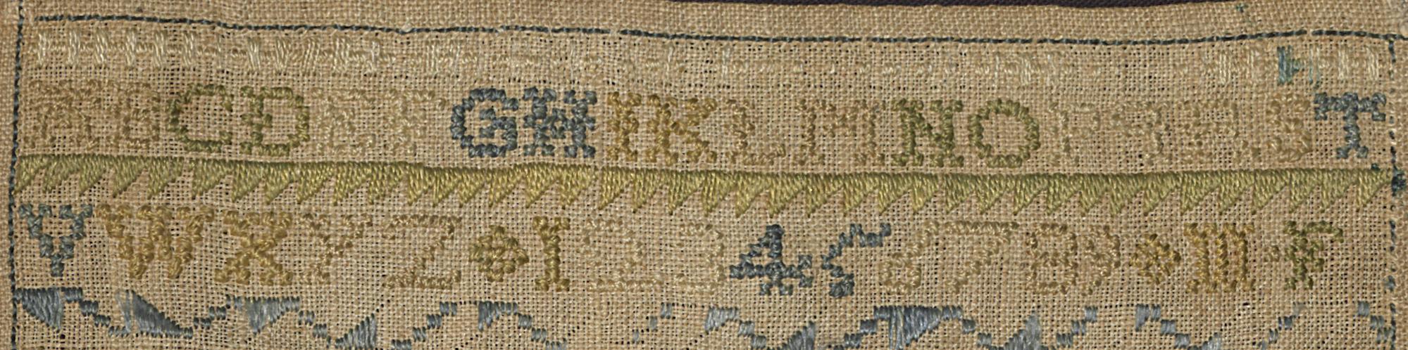 2009.0035 A Sampler, Detail 4