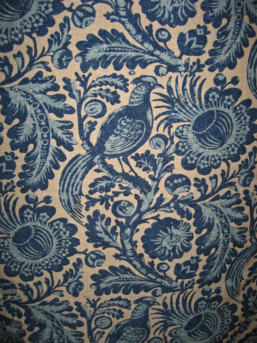 1969.5503 Slip cover, fabric detail 2