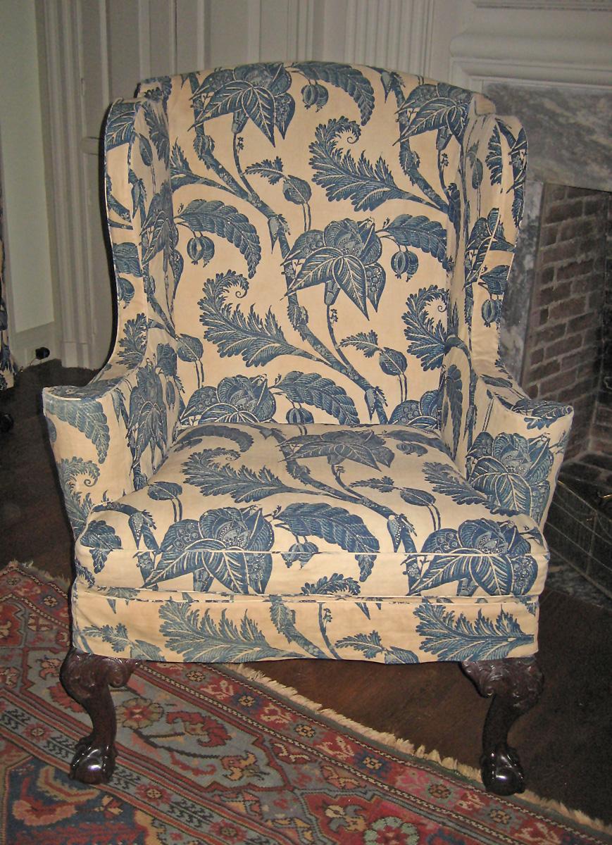 1958.0591 Chair, 1969.5504 Slip cover, view 2