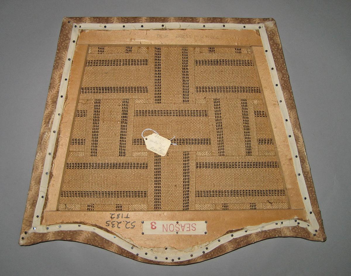 1969.5505 Slip seat for chair 1952.0235 reverse