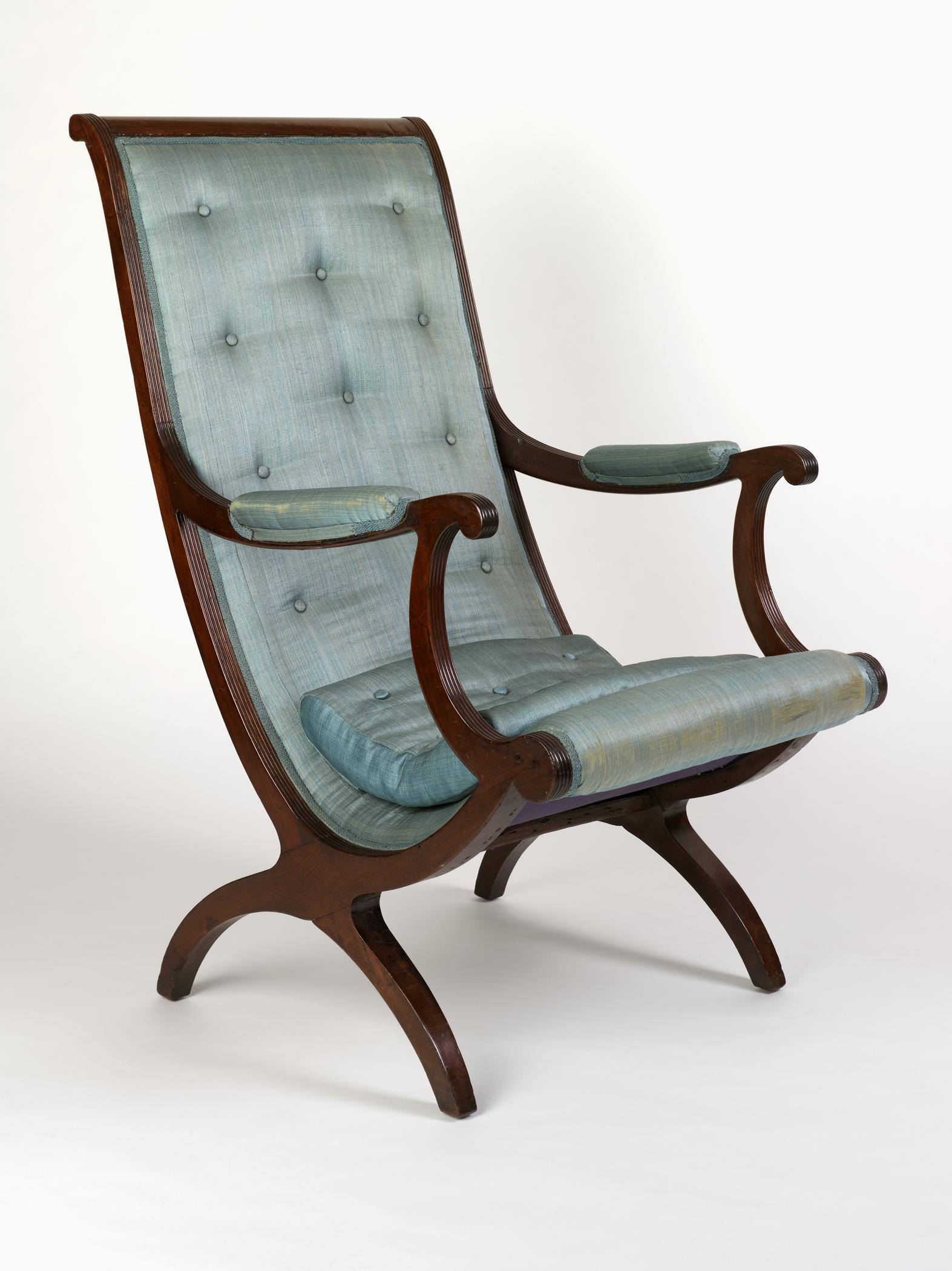 1964.0143 Chair, 1969.5533 Cushion, view 1
