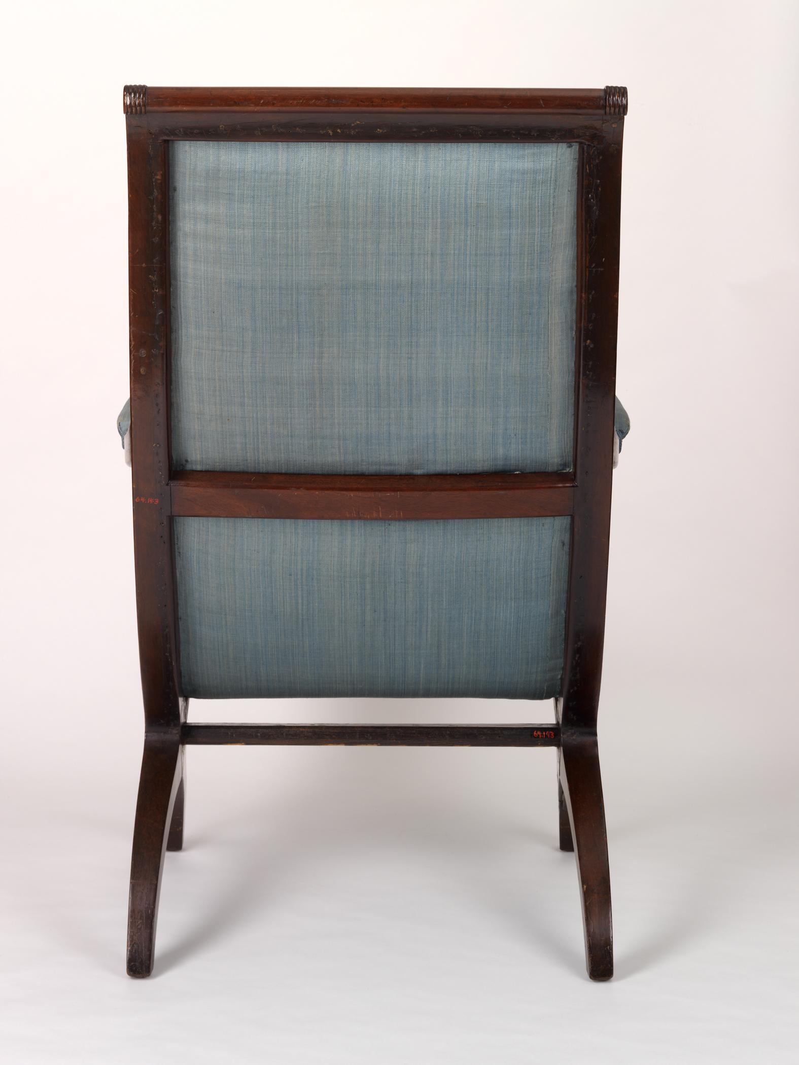 1964.0143 Chair, 1969.5533 Cushion, view 5